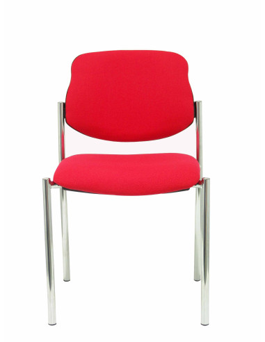 SILLA CONFIDENTE STYL SIN BRAZOS ESTRUCTURA CROMADA