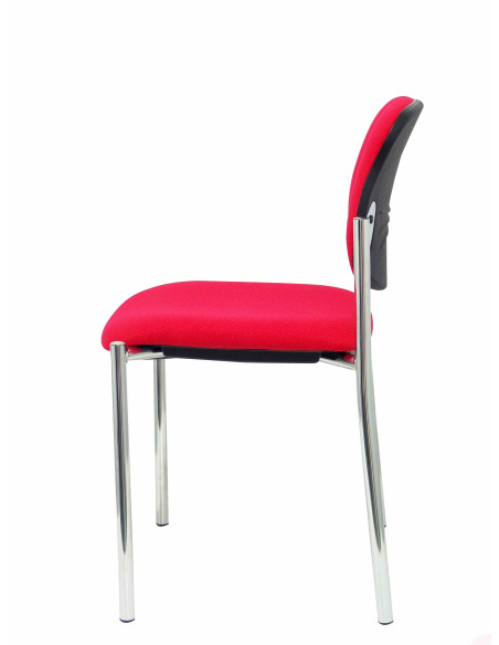 SILLA CONFIDENTE STYL SIN BRAZOS ESTRUCTURA CROMADA