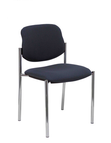 SILLA CONFIDENTE STYL SIN BRAZOS ESTRUCTURA CROMADA