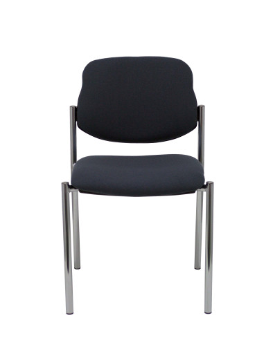 SILLA CONFIDENTE STYL SIN BRAZOS ESTRUCTURA CROMADA