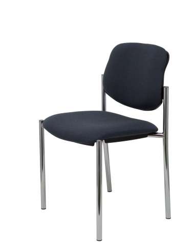 SILLA CONFIDENTE STYL SIN BRAZOS ESTRUCTURA CROMADA