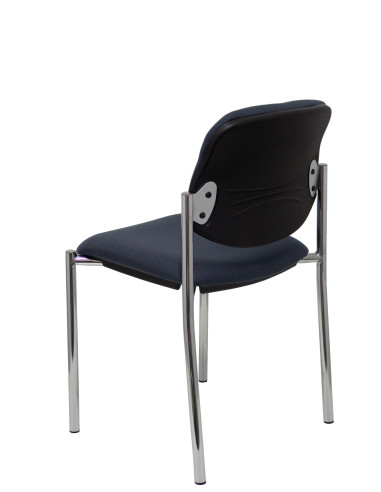 SILLA CONFIDENTE STYL SIN BRAZOS ESTRUCTURA CROMADA