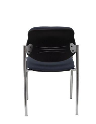 SILLA CONFIDENTE STYL SIN BRAZOS ESTRUCTURA CROMADA