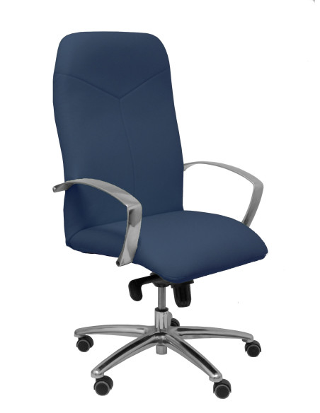 SILLA PIQUERAS Y CRESPO CAUDETE DIRECCION BRAZOS FIJOS MECANISMO BASCULANTE REGULABLE EN ALTURA ASIENTO Y RESPALDO TAPIZADO SIMI