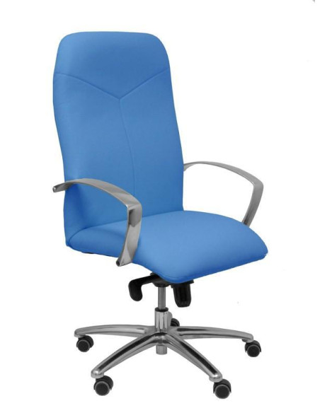 SILLA PIQUERAS Y CRESPO CAUDETE DIRECCION BRAZOS FIJOS MECANISMO BASCULANTE REGULABLE EN ALTURA ASIENTO Y RESPALDO TAPIZADO SIMI