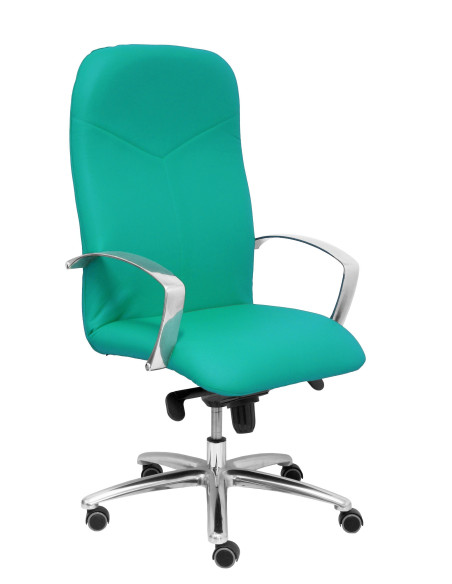 SILLA PIQUERAS Y CRESPO CAUDETE DIRECCION BRAZOS FIJOS MECANISMO BASCULANTE REGULABLE EN ALTURA ASIENTO Y RESPALDO TAPIZADO SIMI