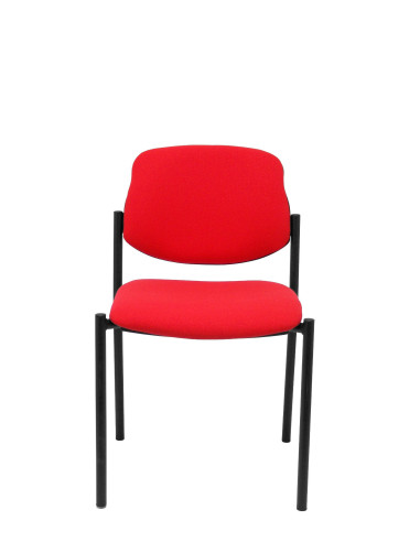 SILLA CONFIDENTE STYL SIN BRAZOS ESTRUCTURA NEGRA