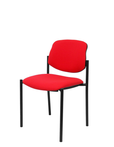 SILLA CONFIDENTE STYL SIN BRAZOS ESTRUCTURA NEGRA