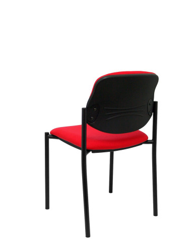 SILLA CONFIDENTE STYL SIN BRAZOS ESTRUCTURA NEGRA