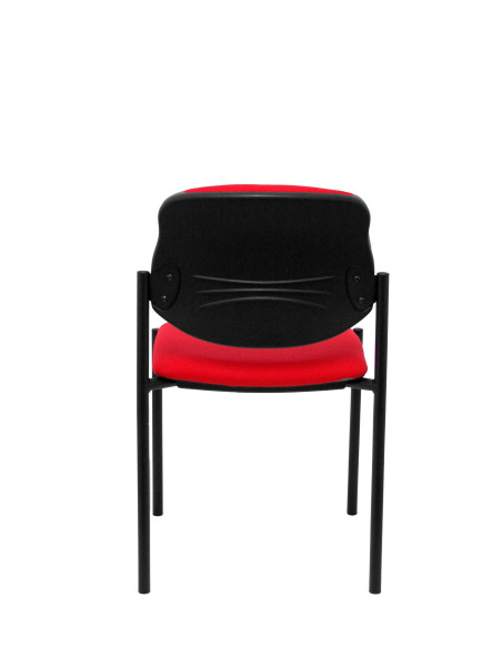 SILLA CONFIDENTE STYL SIN BRAZOS ESTRUCTURA NEGRA