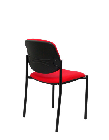 SILLA CONFIDENTE STYL SIN BRAZOS ESTRUCTURA NEGRA