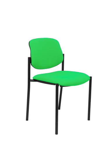 SILLA CONFIDENTE STYL SIN BRAZOS ESTRUCTURA NEGRA