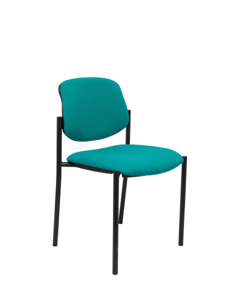 SILLA CONFIDENTE STYL SIN BRAZOS ESTRUCTURA NEGRA