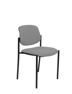 SILLA CONFIDENTE STYL SIN BRAZOS ESTRUCTURA NEGRA