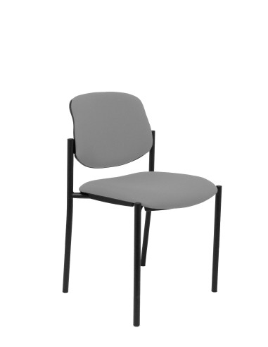 SILLA CONFIDENTE STYL SIN BRAZOS ESTRUCTURA NEGRA