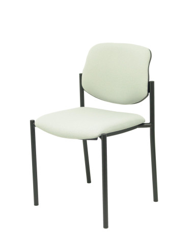 SILLA CONFIDENTE STYL SIN BRAZOS ESTRUCTURA NEGRA