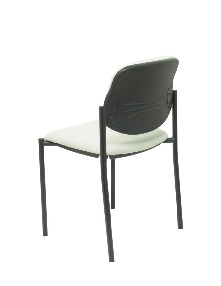SILLA CONFIDENTE STYL SIN BRAZOS ESTRUCTURA NEGRA