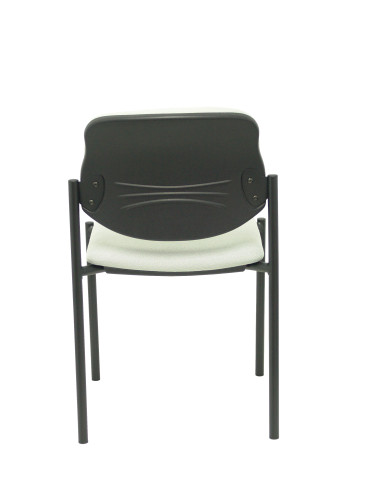 SILLA CONFIDENTE STYL SIN BRAZOS ESTRUCTURA NEGRA