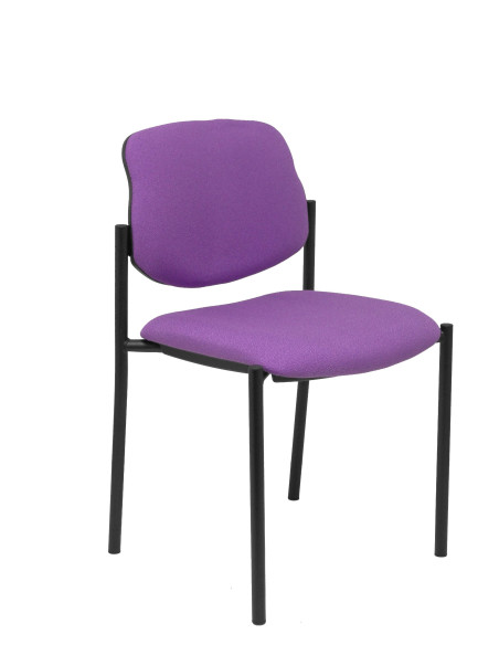 SILLA CONFIDENTE STYL SIN BRAZOS ESTRUCTURA NEGRA