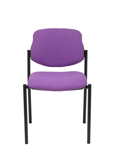 SILLA CONFIDENTE STYL SIN BRAZOS ESTRUCTURA NEGRA