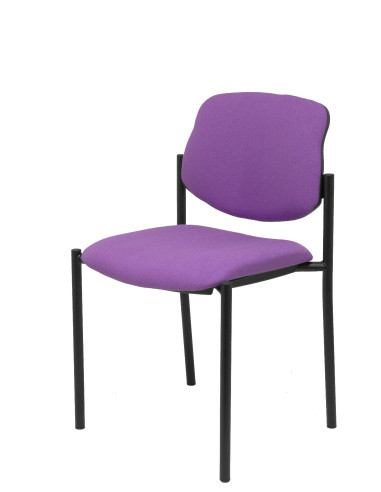 SILLA CONFIDENTE STYL SIN BRAZOS ESTRUCTURA NEGRA