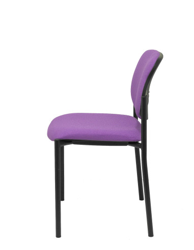 SILLA CONFIDENTE STYL SIN BRAZOS ESTRUCTURA NEGRA