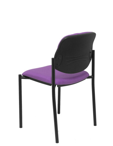 SILLA CONFIDENTE STYL SIN BRAZOS ESTRUCTURA NEGRA