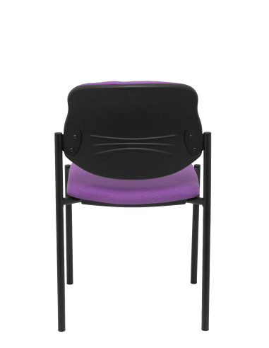 SILLA CONFIDENTE STYL SIN BRAZOS ESTRUCTURA NEGRA