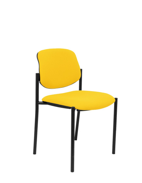 SILLA CONFIDENTE STYL SIN BRAZOS ESTRUCTURA NEGRA