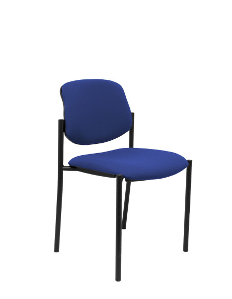 SILLA CONFIDENTE STYL SIN BRAZOS ESTRUCTURA NEGRA
