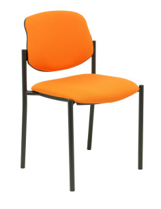 SILLA CONFIDENTE STYL SIN BRAZOS ESTRUCTURA NEGRA