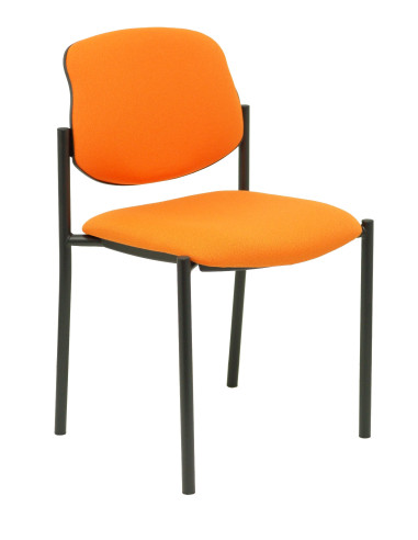 SILLA CONFIDENTE STYL SIN BRAZOS ESTRUCTURA NEGRA