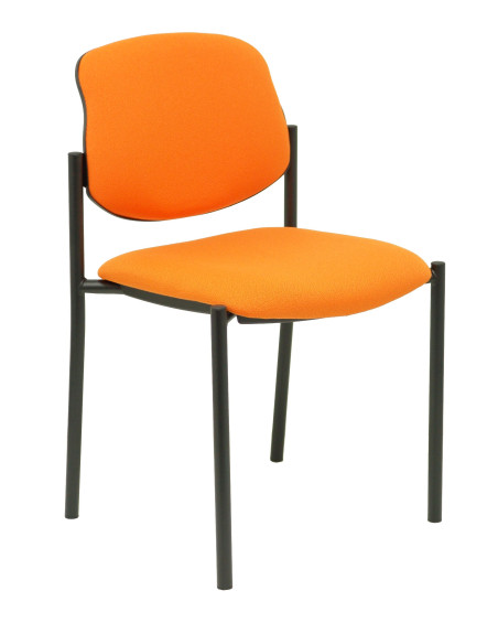 SILLA CONFIDENTE STYL SIN BRAZOS ESTRUCTURA NEGRA