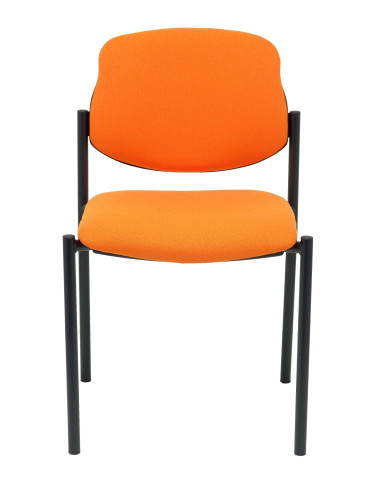 SILLA CONFIDENTE STYL SIN BRAZOS ESTRUCTURA NEGRA