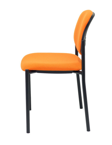 SILLA CONFIDENTE STYL SIN BRAZOS ESTRUCTURA NEGRA