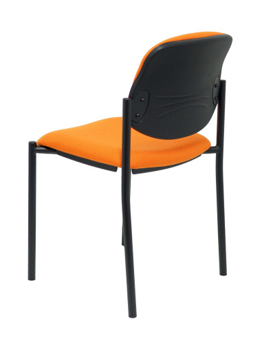 SILLA CONFIDENTE STYL SIN BRAZOS ESTRUCTURA NEGRA