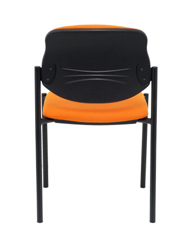 SILLA CONFIDENTE STYL SIN BRAZOS ESTRUCTURA NEGRA