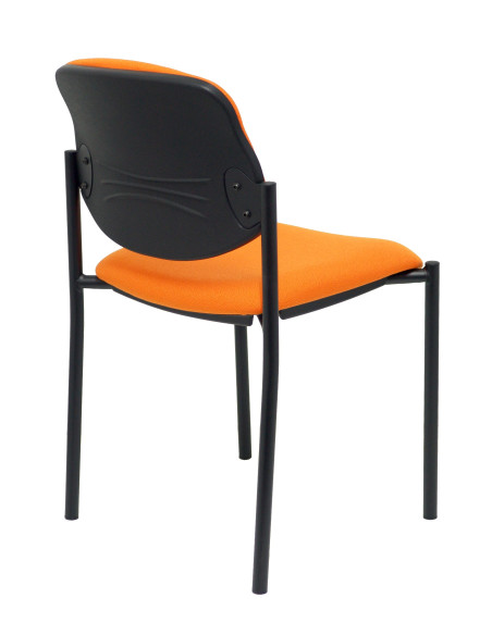 SILLA CONFIDENTE STYL SIN BRAZOS ESTRUCTURA NEGRA