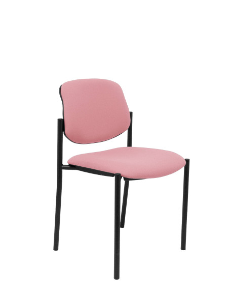 SILLA CONFIDENTE STYL SIN BRAZOS ESTRUCTURA NEGRA
