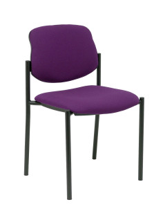 SILLA CONFIDENTE STYL SIN BRAZOS ESTRUCTURA NEGRA