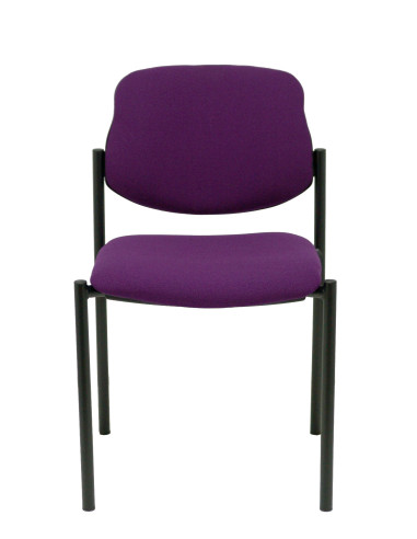 SILLA CONFIDENTE STYL SIN BRAZOS ESTRUCTURA NEGRA