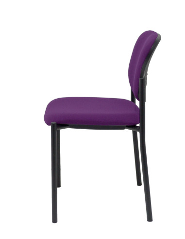 SILLA CONFIDENTE STYL SIN BRAZOS ESTRUCTURA NEGRA