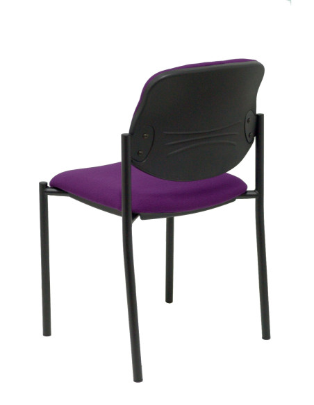SILLA CONFIDENTE STYL SIN BRAZOS ESTRUCTURA NEGRA