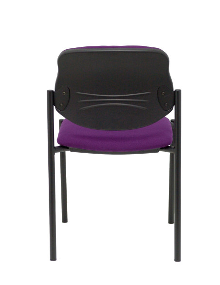 SILLA CONFIDENTE STYL SIN BRAZOS ESTRUCTURA NEGRA