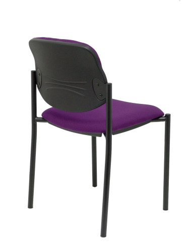 SILLA CONFIDENTE STYL SIN BRAZOS ESTRUCTURA NEGRA
