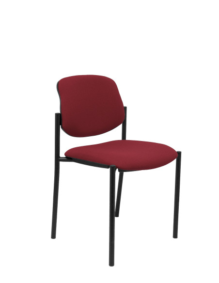 SILLA CONFIDENTE STYL SIN BRAZOS ESTRUCTURA NEGRA