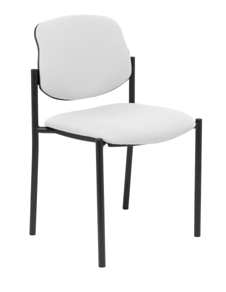 SILLA CONFIDENTE STYL SIN BRAZOS ESTRUCTURA NEGRA