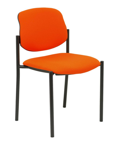 SILLA CONFIDENTE STYL SIN BRAZOS ESTRUCTURA NEGRA