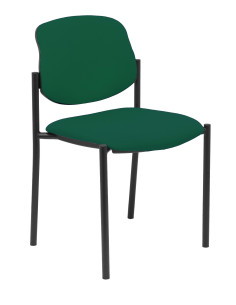 SILLA CONFIDENTE STYL SIN BRAZOS ESTRUCTURA NEGRA