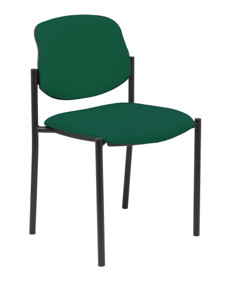 SILLA CONFIDENTE STYL SIN BRAZOS ESTRUCTURA NEGRA